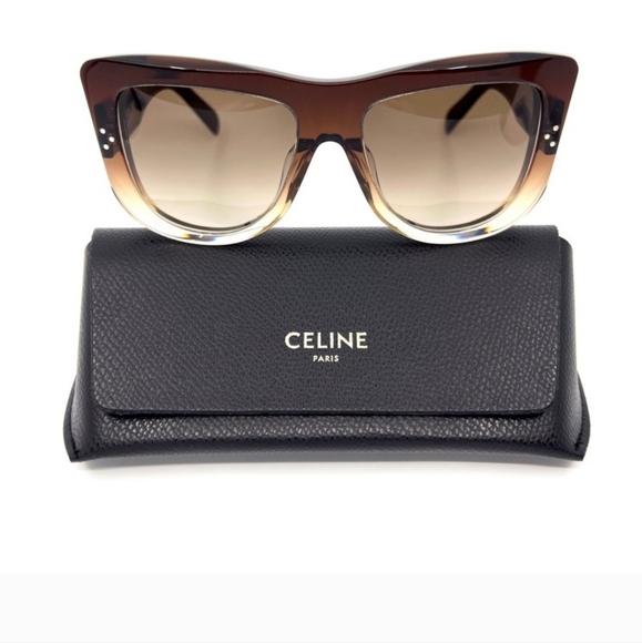 CELINE SUNGLASSES CL40157U 50F 57/18/140 Brown NEW! - Picture 8 of 8
